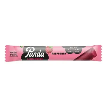 Panda All Natural Raspberry Licorice 32g