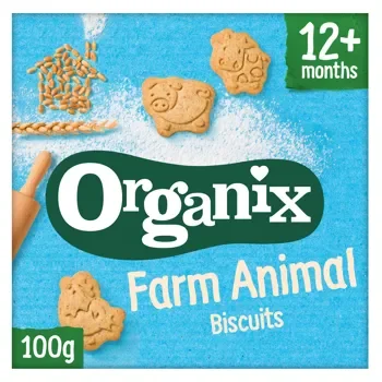 Organix Farm Animal Biscuits 5X100gr