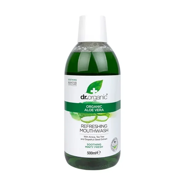 Dr Organic Aloe Vera Mouthwash 500ml - Holland & Barrett Cyprus