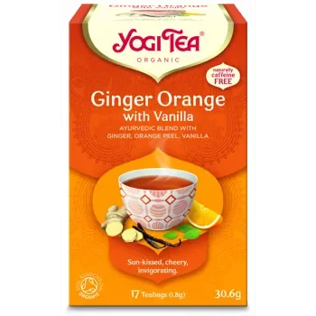 Yogi Tea Ginger Orange & Vanilla Bio 17 Teabags