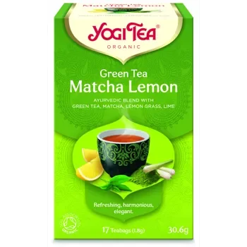 Yogi Tea Matcha Lemon Green Tea Bio 17 Teabags