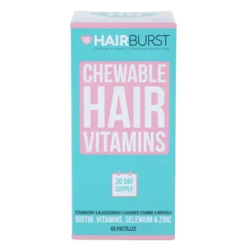 Hairburst Μασώμενες Βιταμίνες για Μαλλιά με Φράουλα & Φραγκοστάφυλο