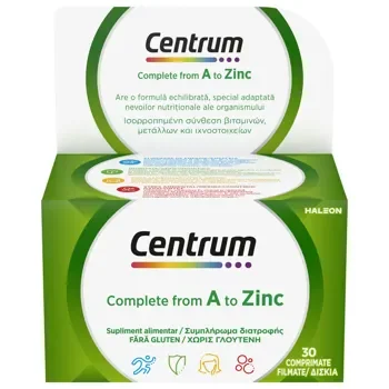Centrum A-Zinc Tablets 30 Tablets