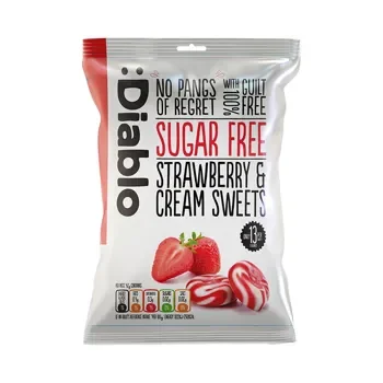 Diablo Strawberry & Cream Sweets  75gr