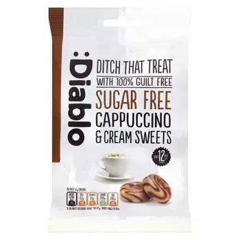 Diablo Sugar Free Cappucino & Cream Sweets 75gr