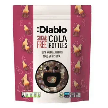 Diablo Sugar Free Cola Bottle Jelly Sweets 75gr