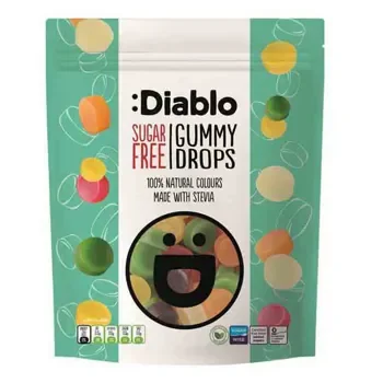 Diablo Sugar Free Gummy Drops Sweets 75gr