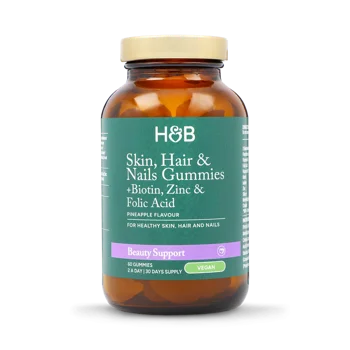 Holland & Barrett Skin Hair & Nails Vegan 60 Gummies