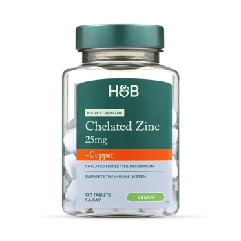 Holland & Barrett High Strength Chelated Ψευράργυρος & Χαλκός 120 Ταμπλέτες
