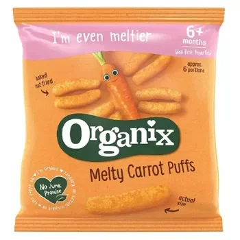 Organix Carrot Puffs 8X20gr