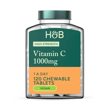 Holland & Barrett Μασώμενη Βιταμίνη C Υψηλής Ισχύος 1000mg 120 Δισκία