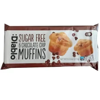 Diablo Sugar Free Chocolate Chip Muffin 45grx6