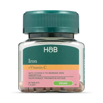Holland & Barret Iron & Vitamin C 14 mg 30 Tablets