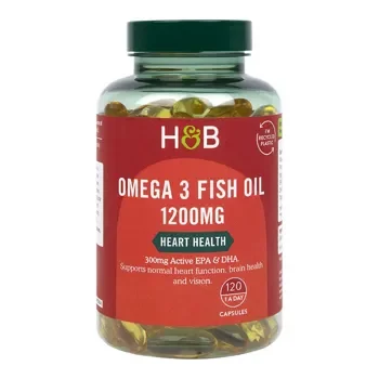 Holland & Barrett Omega 3 Fish Oil 1200mg 120 Capsules