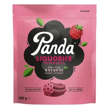 Panda Raspberry Liquorice 200gr