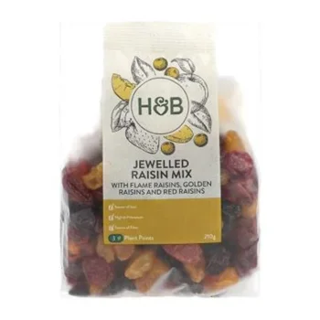 Holland & Barrett Jewelled Raisins Mix 210gr