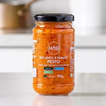 H&B Red Lentil & Tomato Pesto 190gr