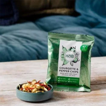 H&B Courgette & Pepper Chips 16gr
