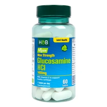 H&B Max Strength Vegan Glucosamine 1400mg 60 Tablets