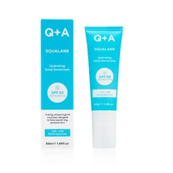 Q+A Squalane SPF50 Hydrating Daily Facial Sunscreen 50ml