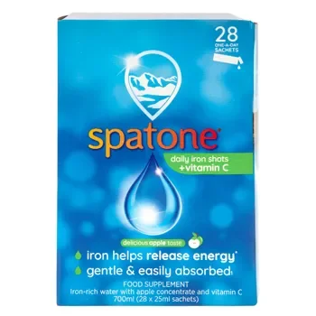Spatone Συμπλήρωμα Σιδήρου Σε Υγρή Μορφή Με Γεύση Μήλου 28x25ml Φακελάκια