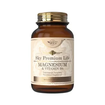 Sky Premium Life Μαγνήσιο & Βιταμίνη Β6 60 Ταμπλέτες