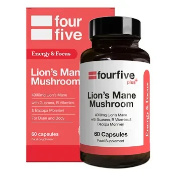 Fourfive Energy & Focus Lion's Mane 4000mg 60 Capsules