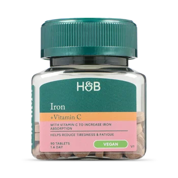 Holland & Barret Iron & Vitamin C 14mg 90 Tablets