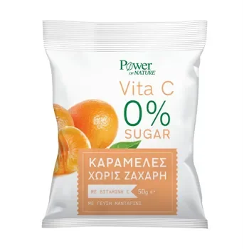 Power Health Vitamin-C Caramels Sugar Free 50gr