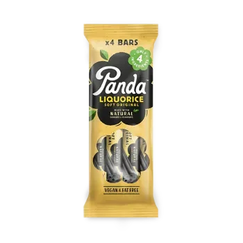 Panda Soft Liquorice 4 X 32gr Bar