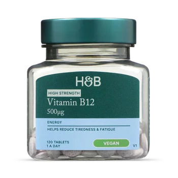 H&B Vitamin B12 + Cyanaco. 500Ugr 120 Tablets