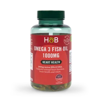 H&B Omega 3 Fish Oil 1000mg 60 Capsules