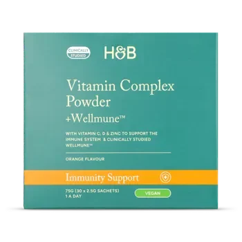 Holland & Barrett Wellmune Σύμπλεγμα Βιταμινών σε Σκόνη με Γεύση Πορτοκάλι – 30 Φακελίσκοι