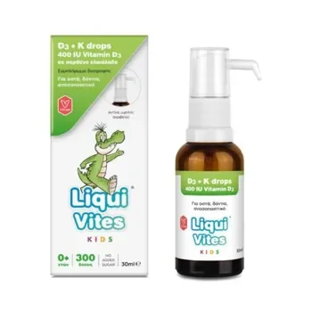 Liquivites Kids D3 + K Drops 30 ml