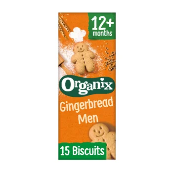 Organix Gingerbread Men Biscuits 6x135gr