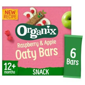 Organix Raspberry Apple Oaty Bar 6x23G