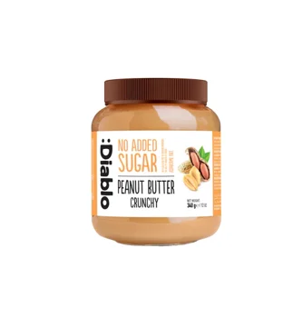 Diablo Not Added Sugar Crunchy Peanut Butter 340g