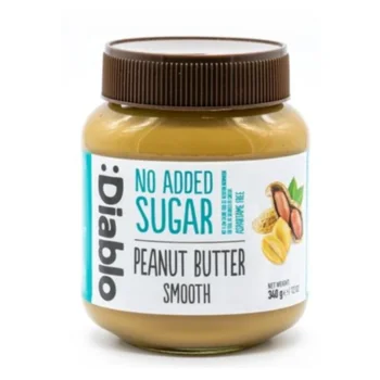 Diablo Not Added Sugar Smooth Peanut Butter 340G