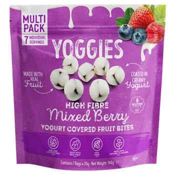 Yoggies Probiotic Mixed Berry 7x20g