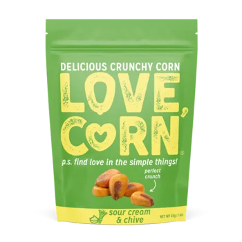Love Corn Sour Cream & Chive 45g