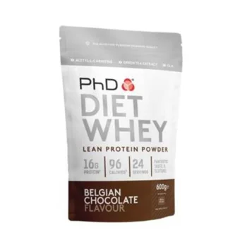 PhD Diet Whey Protein Powder Belgian Chocolate 600g