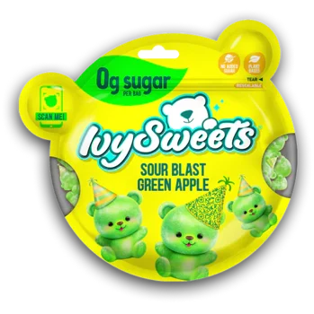 IVYSWEETS Sour Blast Green Apple 50g