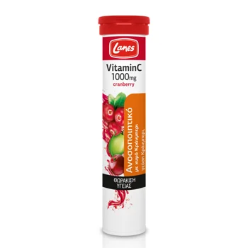 Lanes Vitamin C 1000mg Cranberry 20 Effervescent Tablets