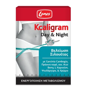 Lanes Kcaligram Day and Night 60 Tablets